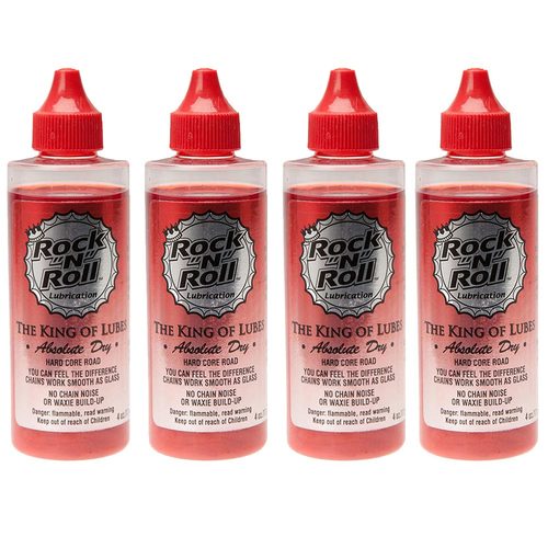 4x Rock 'N' Roll Absolute Dry Lube Red - 118ml